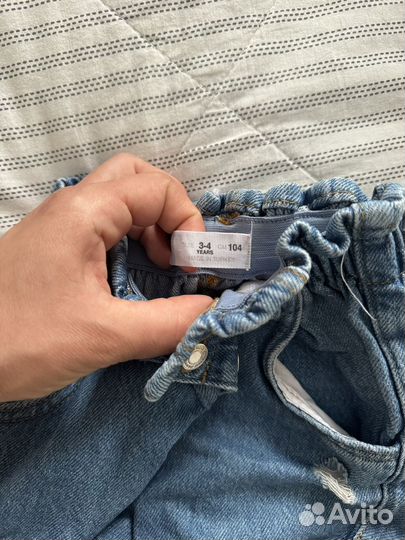 Джинсы zara 104 для девочки