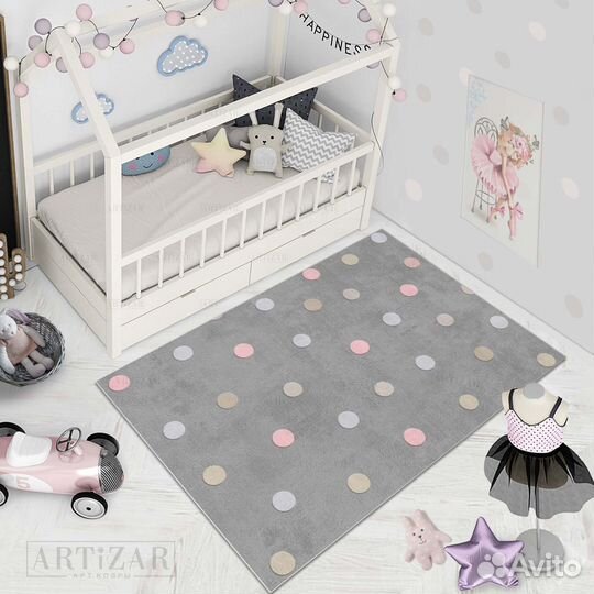 Ковер в детскую, ковер безворсовый