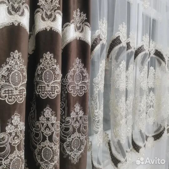 Шторы+тюль