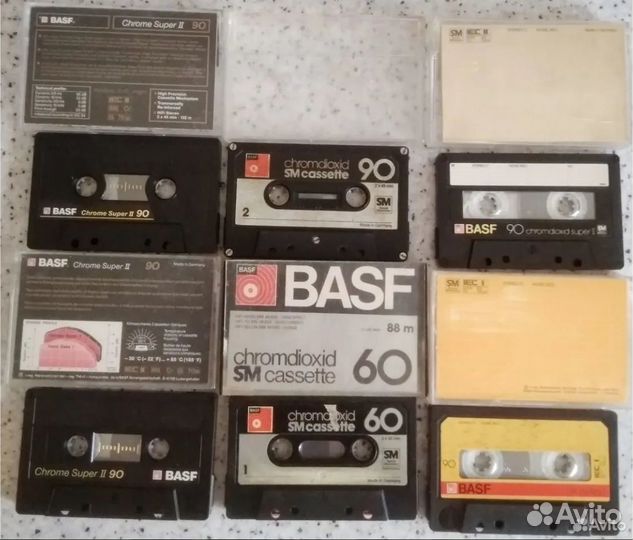 Аудиокассеты - Denon,Tdk, Basf, Orwo,Свема, мк-60