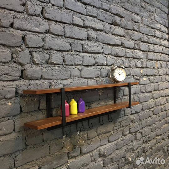 Полка настенная лофт