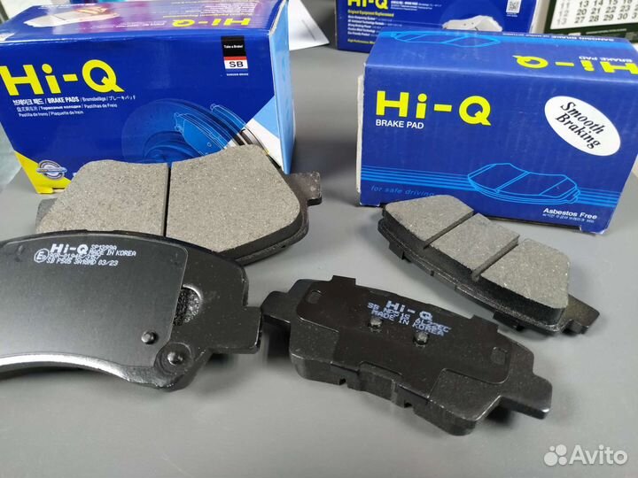 Тормозные колодки на Hyundai Solaris 2 HI-Q