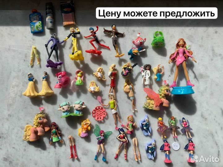 Киндер винкс барби смешарики принцессы пони фили