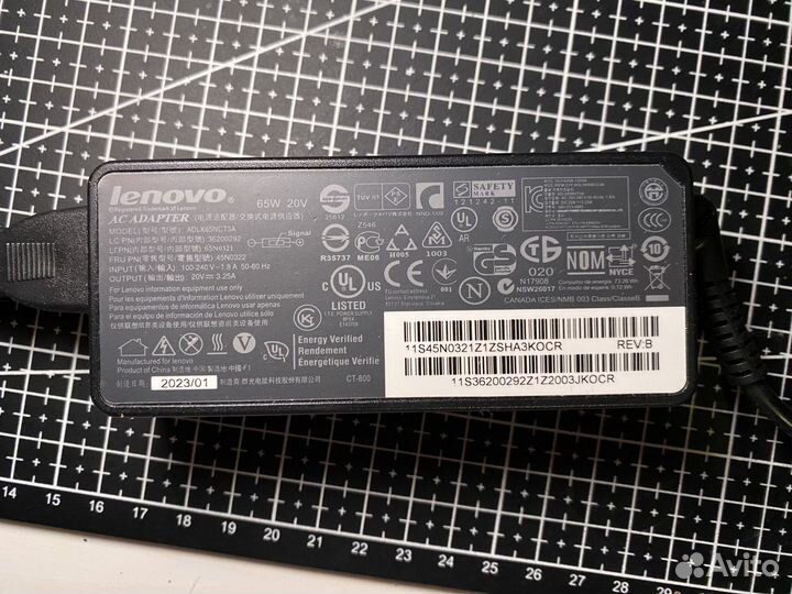 Зарядка для ноутбука Lenovo Thinkpad