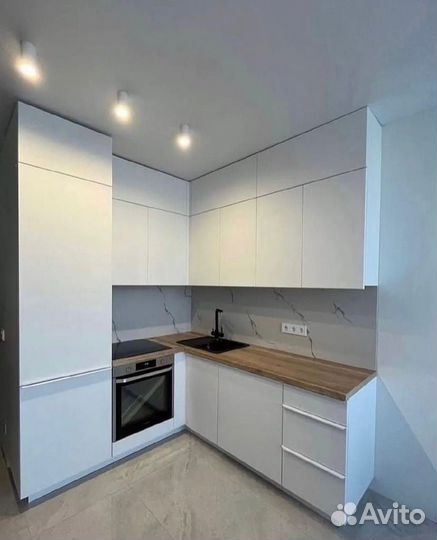 Белый кухонный гарнитур/современная кухня на заказ