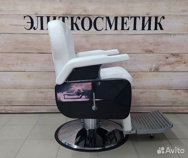 Кресло для Барбершопа Saturn white