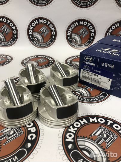 Поршня/Поршни 1.4 G4FA Kia Rio/Hyundai Solaris