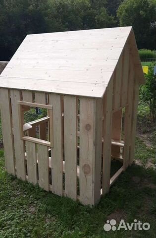 Домик детский игровой из дерева