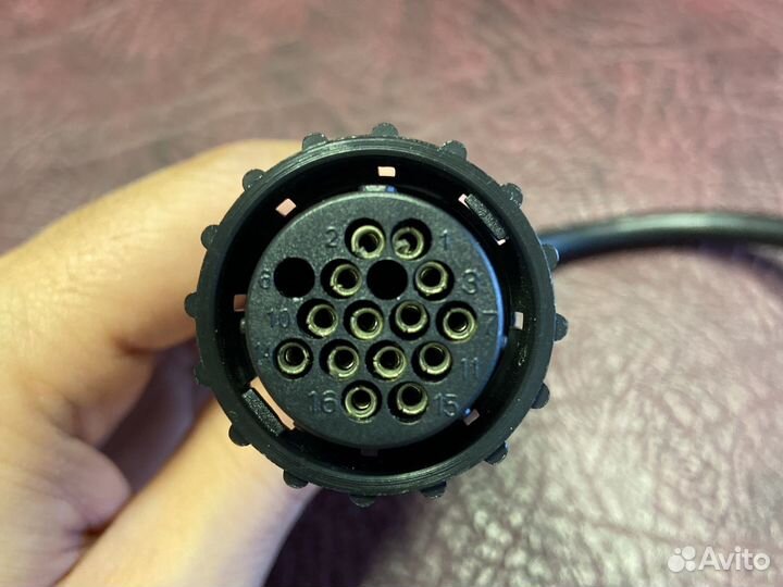 Переходник-адаптер с OBD-2 на 16 PIN Scania