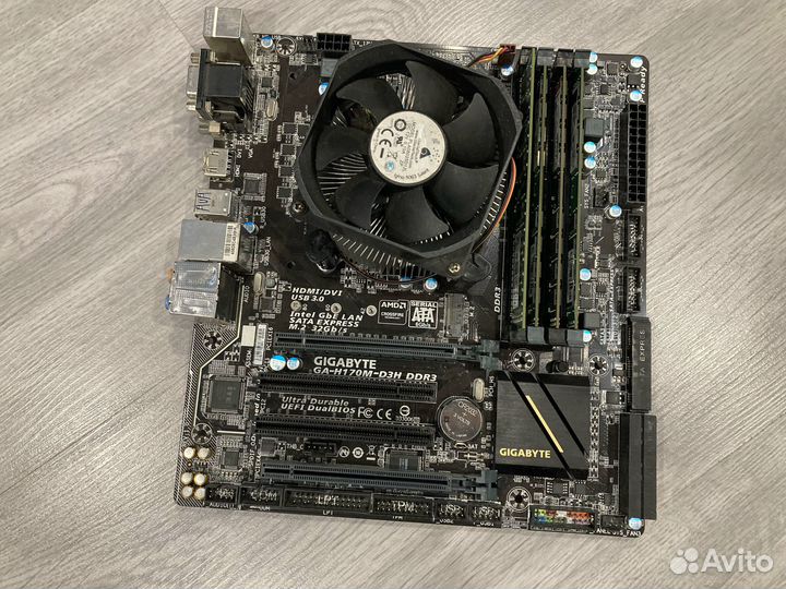 Комплект Intel Core i3-7100/14 GB/Gigabyte/Cooler