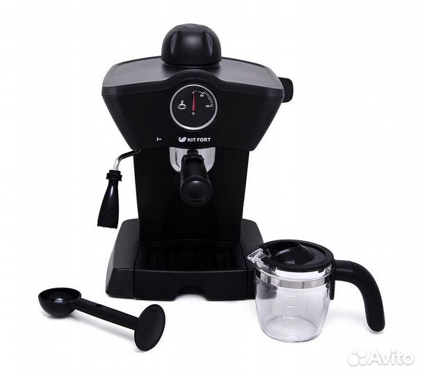 Кофеварка эспрессо Kitfort KT-706 800Вт черный