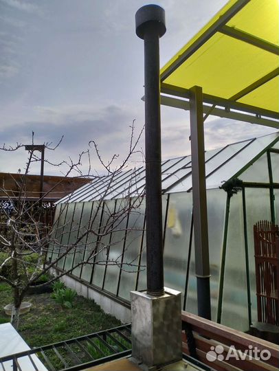 Печь полевая железная