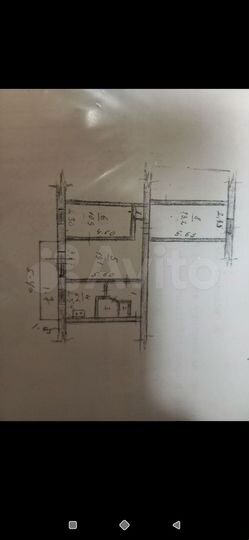 3-к. квартира, 65 м², 1/5 эт.