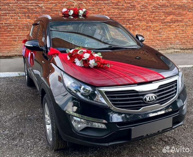 Свадебные украшения на машину