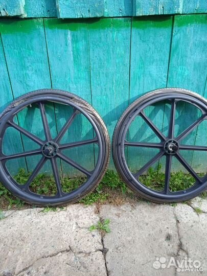 Колеса литые на инвалидную коляску