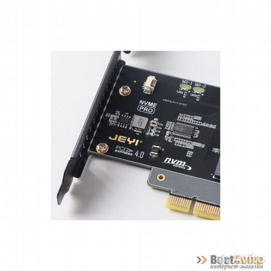 Адаптер M.2 x 2 NVMe SSD в PCIe 4.0 x8 KS-is (KS-8
