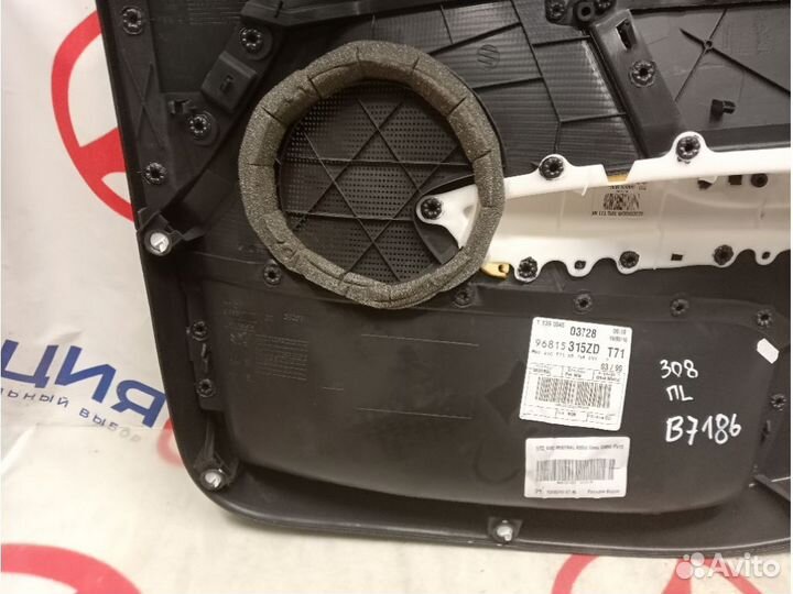 Карта двери, 96815315 peugeot 308, 3050034