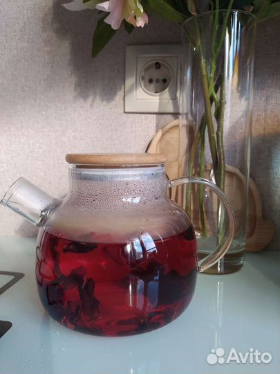 Чайник заварочный стеклянный