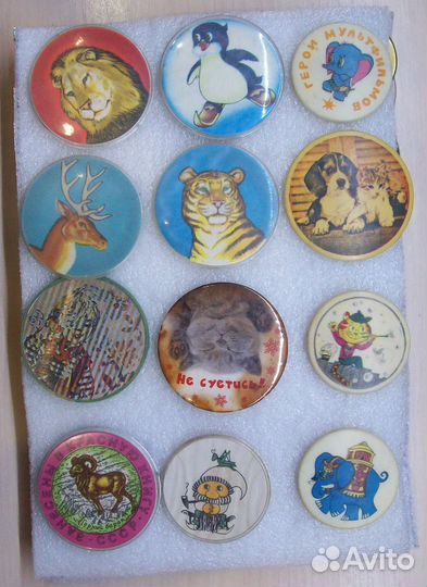 Продам детские значки и переливашки лот №2