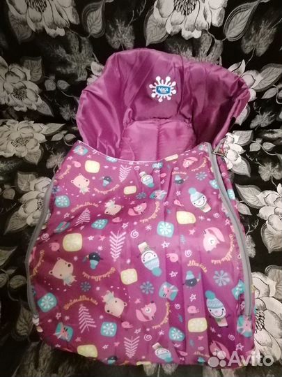 Сиденье в санки + чехол для рук