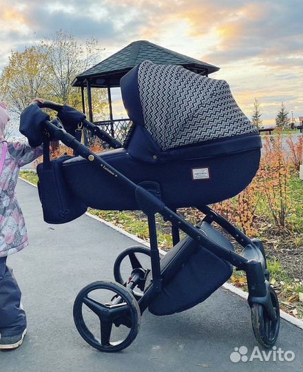Коляска 2 в 1 adamex luciano