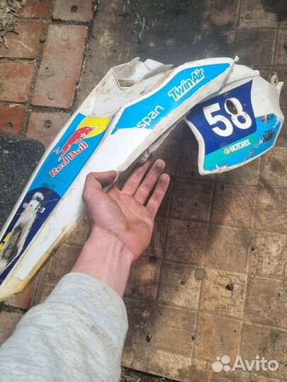 Пластик на мотоцикл эндуро,bse kayo и тд