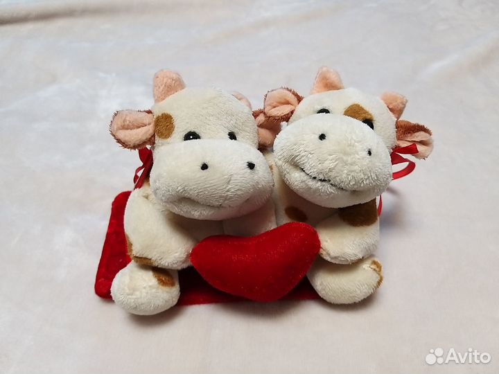 Мягкая парная игрушка Коровки