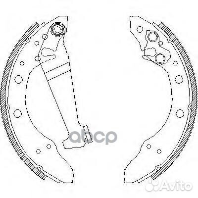 Колодки барабанные VAG/RH/ 404601 Road house