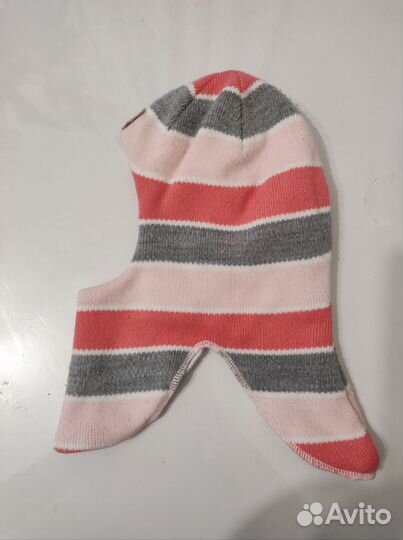 Шапка шлем зимняя для девочки