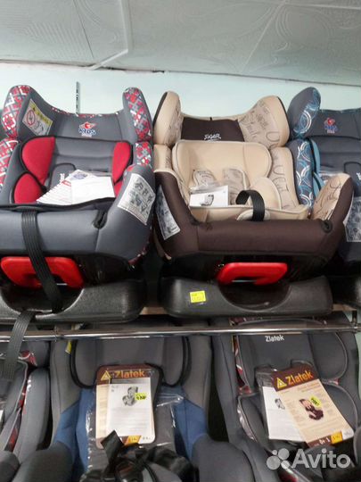 Автокресла от 0-25 кг, с рождения до 7 лет