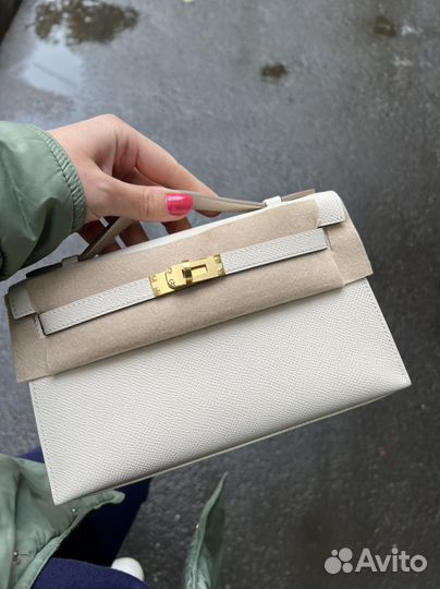 Сумка женская клатч Hermes Mini kelly pochette