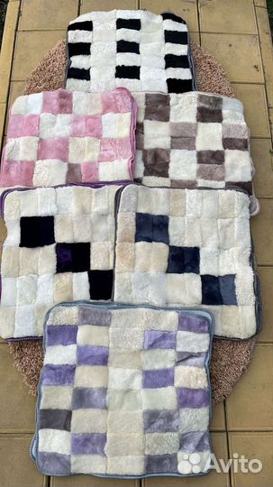 Сидушки,чехлы,пледы,ковры,безрукавки(цегейка,мутон