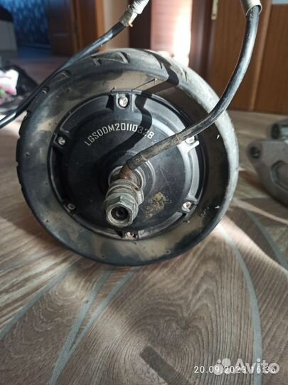 Моторколесо на электросамокат кугоо х8