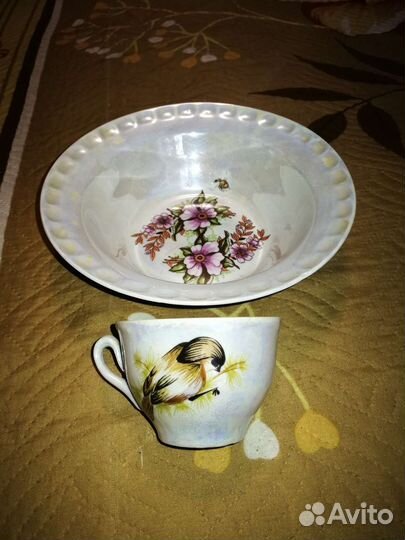 Винтажный фарфоровый сервиз СССР