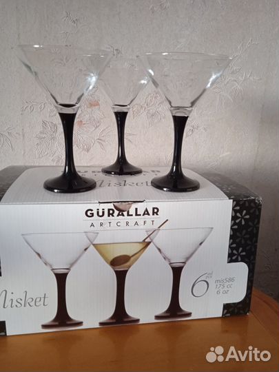 Бокалы д/мартини Мискет, 6шт., Турция