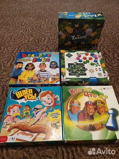 Настольные развивающие игры