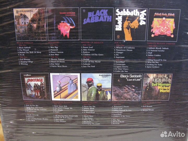 Black Sabbath The Vinyl Collection 1970-1978 Box