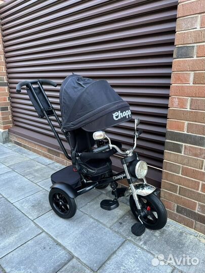 Велосипед коляска с ручкой бу