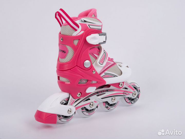 Ролики sitis Polly Pink-White Mos121