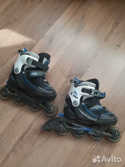 Ролики раздвижные Fila X-One детские 32-35
