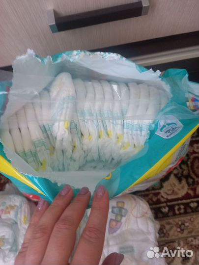 Подгузники-трусики памперс 7