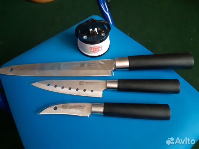 Набор ножей с ножеточкой Borner