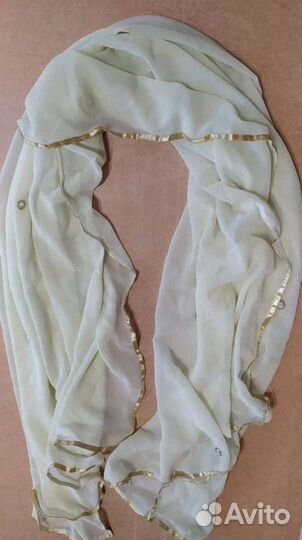 Индия. Палантин/шарф/дупатта. Шифон