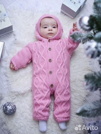 Комплект: комбинезон + шапка + пинетки