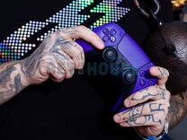 New Джойстик Dualsense Фиолетовый, 200 дисков PS5