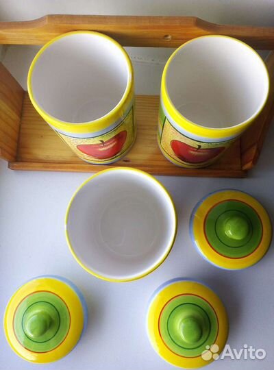 Набор банок для сыпучих продуктов