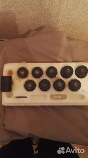 Набор окуляров ссср,мбс-9,мбс-1,2