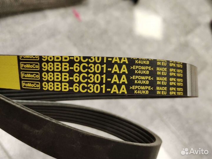 Ремень генератора Ford Connect 1.8 Zetec 6PK1973