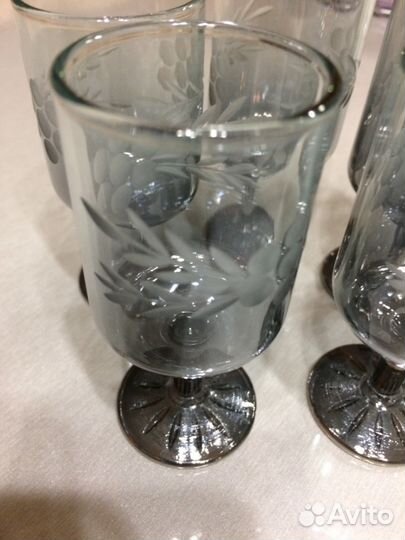 Рюмки+тарелка