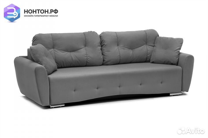 Диван еврокнижка Стингер светло-серый